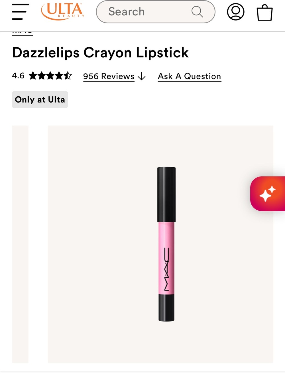 Dazzlelips Crayon Lipstick spaced out
soft cool pink light pink pearl glitter - Picture 4 of 7